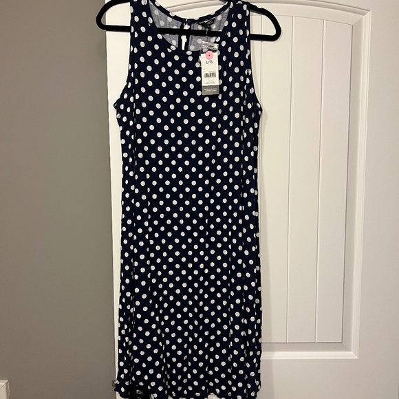 Polka dot maternity dress - Picture 1 of 2